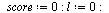 for k to N do score := 0; l := 0; for i to k do for j to k do if `<`(`+`(`*`(`^`(A[i, j], 2)), `*`(`^`(B[i, j], 2))), 1) then score := `+`(score, 1) else  end if end do end do; `/`(`*`(score), `*`(`^`...